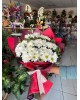 SADE BEYAZ PAPATYA BUKETİ